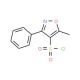 5-Methyl-3-phenylisoxazole-4-sulphonyl chloride (CAS 857283-56-8) - chemical structure image