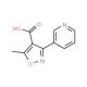 5-Methyl-3-pyridin-3-yl-isoxazole-4-carboxylic acid - chemical structure image