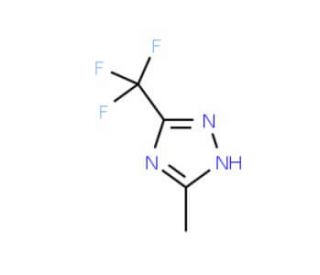 5-Methyl-3-(trifluoromethyl)-1H-1,2,4-triazole - chemical structure image