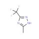 5-Methyl-3-(trifluoromethyl)-1H-1,2,4-triazole - chemical structure image