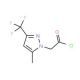 (5-Methyl-3-trifluoromethyl-pyrazol-1-yl)-acetyl chloride - chemical structure image