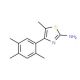 5-methyl-4-(2,4,5-trimethylphenyl)-1,3-thiazol-2-amine - chemical structure image