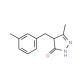 5-Methyl-4-(3-methylbenzyl)-2,4-dihydro-3H-pyrazol-3-one - chemical structure image