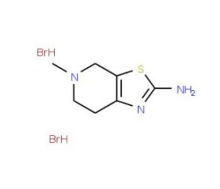 5-Methyl-4,5,6,7-tetrahydro-thiazolo[5,4-c]-pyridin-2-ylamine dihydrobromide - chemical structure image