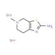 5-Methyl-4,5,6,7-tetrahydro-thiazolo[5,4-c]-pyridin-2-ylamine dihydrobromide - chemical structure image