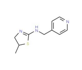 (5-Methyl-4,5-dihydro-thiazol-2-yl)-pyridin-4-ylmethyl-amine - chemical structure image