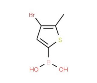 5-Methyl-4-bromothiophen-2-ylboronic acid (CAS 154566-69-5) - chemical structure image