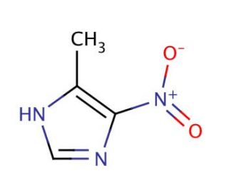 5-Methyl-4-nitroimidazole (CAS 14003-66-8) - chemical structure image