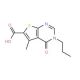 5-Methyl-4-oxo-3-propyl-3,4-dihydro-thieno[2,3-d]-pyrimidine-6-carboxylic acid - chemical structure image