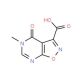 5-Methyl-4-oxo-4,5-dihydroisoxazolo-[5,4-d]pyrimidine-3-carboxylic acid (CAS 1104927-34-5) - chemical structure image