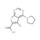 5-Methyl-4-pyrrolidin-1-yl-thieno[2,3-d]-pyrimidine-6-carboxylic acid - chemical structure image