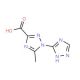 5-methyl-4′H-1,3′-bi-1,2,4-triazole-3-carboxylic acid - chemical structure image