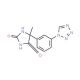 5-methyl-5-[3-(1H-tetrazol-1-yl)phenyl]imidazolidine-2,4-dione - chemical structure image