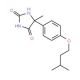 5-methyl-5-[4-(3-methylbutoxy)phenyl]imidazolidine-2,4-dione (CAS 68524-21-0) - chemical structure image