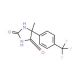 5-methyl-5-[4-(trifluoromethyl)phenyl]imidazolidine-2,4-dione - chemical structure image