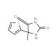 5-methyl-5-thien-2-ylimidazolidine-2,4-dione (CAS 62031-97-4) - chemical structure image