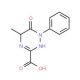 5-methyl-6-oxo-1-phenyl-1,4,5,6-tetrahydro-1,2,4-triazine-3-carboxylic acid - chemical structure image