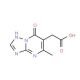 (5-Methyl-7-oxo-4,7-dihydro-[1,2,4]triazolo-[1,5-a]pyrimidin-6-yl)-acetic acid - chemical structure image