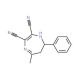 5-Methyl-7-phenyl-6,7-dihydro-1H-1,4-diazepine-2,3-dicarbonitrile (CAS 51802-61-0) - chemical structure image