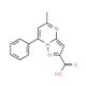 5-Methyl-7-phenyl-pyrazolo[1,5-a]pyrimidine-2-carboxylic acid - chemical structure image