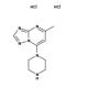 1-{5-methyl-[1,2,4]triazolo[1,5-a]pyrimidin-7-yl}piperazinedihydrochloride (CAS 1221726-01-7) - chemical structure image