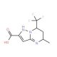 5-Methyl-7-trifluoromethyl-4,5,6,7-tetrahydro-pyrazolo[1,5-a]pyrimidine-2-carboxylic acid - chemical structure image