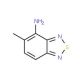 5-Methyl-benzo[1,2,5]thiadiazol-4-ylamine (CAS 3338-93-0) - chemical structure image