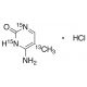 5-Methyl cytosine-13C,15N2 hydrochloride (CAS 1246815-59-7) - chemical structure image