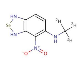 5-Methyl-d3-amino-4-nitro-2,1,3-benzoselenadiazole - chemical structure image