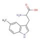 5-Methyl-DL-tryptophan (CAS 951-55-3) - chemical structure image