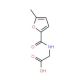 [(5-Methyl-furan-2-carbonyl)-amino]-acetic acid - chemical structure image
