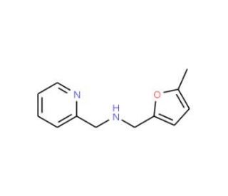 (5-Methyl-furan-2-ylmethyl)-pyridin-2-ylmethyl-amine - chemical structure image