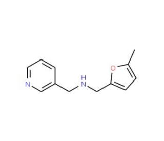 (5-Methyl-furan-2-ylmethyl)-pyridin-3-ylmethyl-amine - chemical structure image