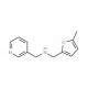 (5-Methyl-furan-2-ylmethyl)-pyridin-3-ylmethyl-amine - chemical structure image