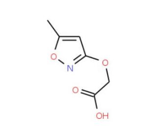 (5-Methyl-isoxazol-3-yloxy)-acetic acid - chemical structure image