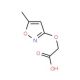 (5-Methyl-isoxazol-3-yloxy)-acetic acid - chemical structure image