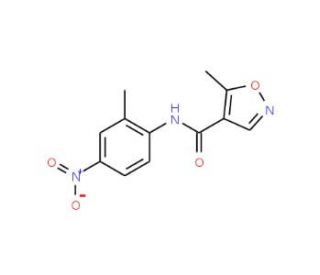 5-methyl-N-(2-methyl-4-nitrophenyl)isoxazole-4-carboxamide - chemical structure image