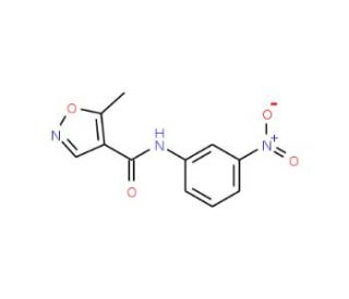 5-methyl-N-(3-nitrophenyl)isoxazole-4-carboxamide - chemical structure image
