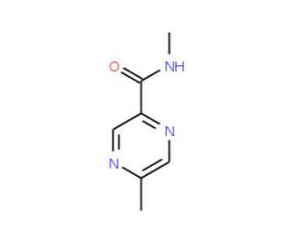 5-Methyl-pyrazine-2-carboxylic acid methylamide - chemical structure image