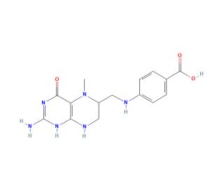 5-Methyl Tetrahedropteroic Acid (Mixture of Diastereomers) (CAS 4349-41-1) - chemical structure image
