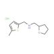 (5-Methyl-thiophen-2-ylmethyl)-(tetrahydro-furan-2-ylmethyl)-amine hydrochloride - chemical structure image