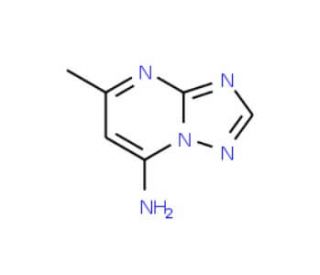 5-Methyl[1,2,4]triazolo[1,5-a]pyrimidin-7-amine (CAS 33376-96-4) - chemical structure image