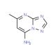 5-Methyl[1,2,4]triazolo[1,5-a]pyrimidin-7-amine (CAS 33376-96-4) - chemical structure image