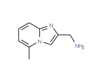 [(5-Methylimidazo[1,2-a]pyridin-2-yl)methyl]amine (CAS 880361-80-8) - chemical structure image