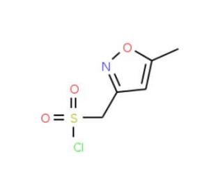 (5-methylisoxazol-3-yl)methanesulfonyl chloride (CAS 1000932-59-1) - chemical structure image