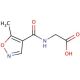 {[(5-methylisoxazol-4-yl)carbonyl]amino}acetic acid - chemical structure image