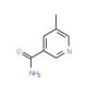 5-Methylnicotinamide (CAS 70-57-5) - chemical structure image