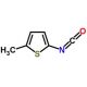 5-Methylthien-2-yl isocyanate (CAS 76536-99-7) - chemical structure image