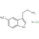 5-Methyltryptamine hydrochloride (CAS 1010-95-3) - chemical structure image