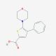 5-morpholin-4-yl-4-phenylthiophene-2-carboxylic acid - chemical structure image